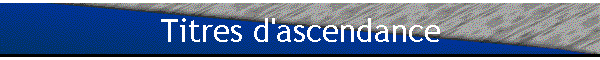 Titres d'ascendance