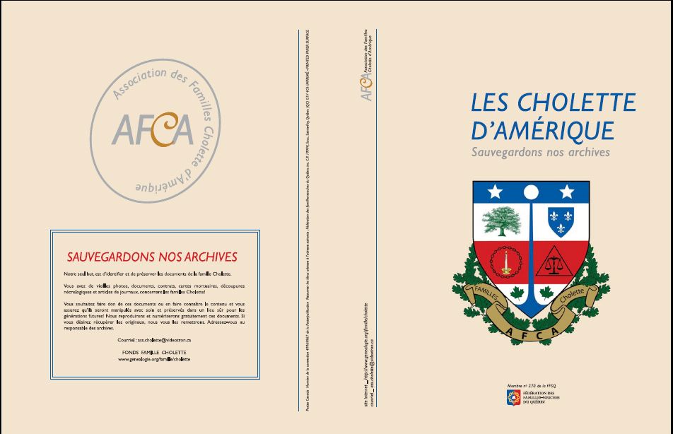 Nouvelle couverture du bulletin de l'AFCA